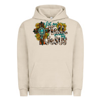 Pigment French Oak let me tell you about my jesus Urban Hoodie - RacoonDesign