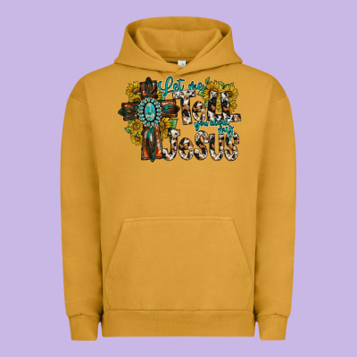 Let Me Tell You About My Jesus Urban Hoodie Designed By Racoondesign