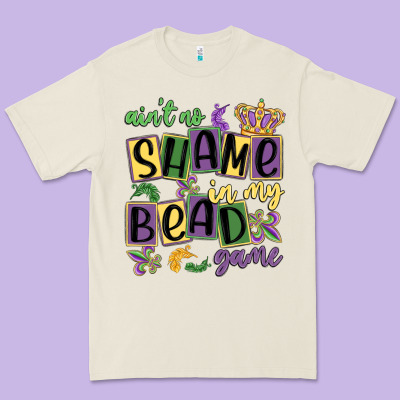 Ain't No Shame In My Bead Game Premium Tee Designed By Maliassmallbusiness