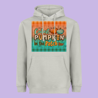 Cutest Pumpkin In The Patch Tumbler Heavyweight Hoodie Designed By Bundleandbundleshop