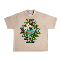 French Oak aztec  cowhide cactus gemstone Urban Heavy Tee - JahusDesignShop