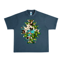 Midnight Navy aztec  cowhide cactus gemstone Urban Heavy Tee - JahusDesignShop