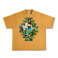 Peanut Butter aztec  cowhide cactus gemstone Urban Heavy Tee - JahusDesignShop