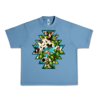 Pebble Blue aztec  cowhide cactus gemstone Urban Heavy Tee - JahusDesignShop