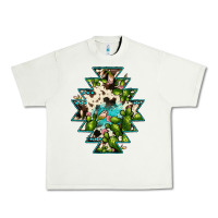 Pistachio aztec  cowhide cactus gemstone Urban Heavy Tee - JahusDesignShop