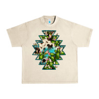 Sandshell aztec  cowhide cactus gemstone Urban Heavy Tee - JahusDesignShop