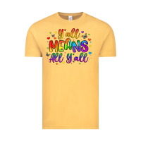 Vintage Mustard y all means all y all Vintage Tee - Artiststas
