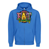 True Royal mardi gras fat tuesday Zipper Hoodie - OliviaCreatesArt