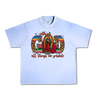 Grape Ice with god all things are possible lady of guadalupe Urban Heavy Tee - Jasminsmagicworld