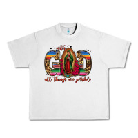 Lunar Rock with god all things are possible lady of guadalupe Urban Heavy Tee - Jasminsmagicworld