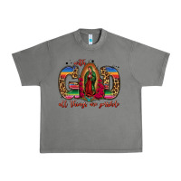 Tornado with god all things are possible lady of guadalupe Urban Heavy Tee - Jasminsmagicworld