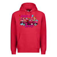 Cardinal Loads of love Valentine's day truck Premium Hoodie - FaDigitalArtStudio