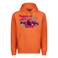 Carrot Loads of love Valentine's day truck Premium Hoodie - FaDigitalArtStudio