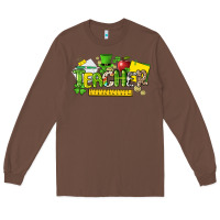 Chestnut teacher st. patricks day Long Sleeve Tee - NancyCooperArtShop
