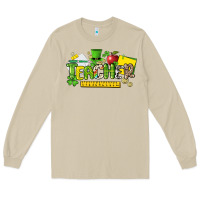 Mushroom teacher st. patricks day Long Sleeve Tee - NancyCooperArtShop