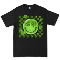 Black checkered st. patrick's day Premium Tee - MaliasSmallBusiness