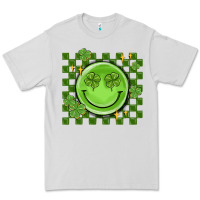 Dove Grey checkered st. patrick's day Premium Tee - MaliasSmallBusiness