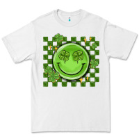 White checkered st. patrick's day Premium Tee - MaliasSmallBusiness