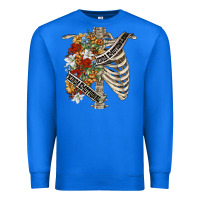 True Royal kinda emotionless kinda emotional skeleton chest Premium Sweatshirt - FaDigitalArtStudio