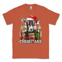 Copper Merry Christmas Alpine Goat Classic Tee - LillyAllenDesigns