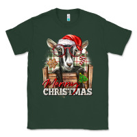 Sports Green Merry Christmas Alpine Goat Classic Tee - LillyAllenDesigns