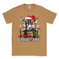 Toasted Coconut Merry Christmas Alpine Goat Classic Tee - LillyAllenDesigns