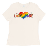 Love Is Love Lgbtq Ladies Tee | Teevron