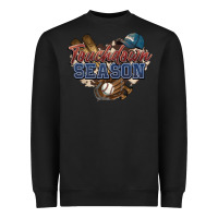 Black Touchdown season Baseball Heavyweight Sweatshirt - HowdyJamesFarm
