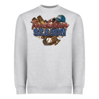Heather Grey Touchdown season Baseball Heavyweight Sweatshirt - HowdyJamesFarm