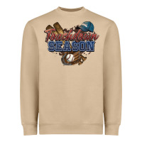 Mushroom Touchdown season Baseball Heavyweight Sweatshirt - HowdyJamesFarm