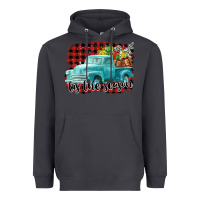 Smoke Tis The Season Christmas Truck Heavyweight Hoodie - FaDigitalArtStudio