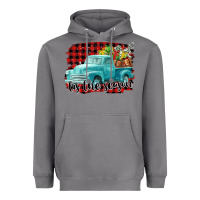 Storm Tis The Season Christmas Truck Heavyweight Hoodie - FaDigitalArtStudio