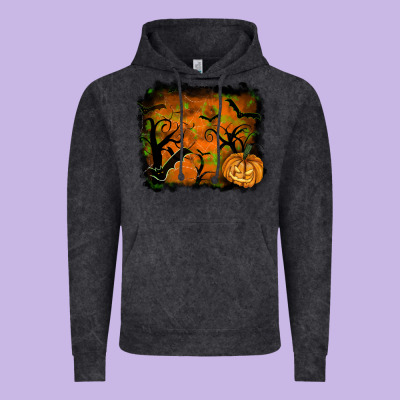 Halloween Backround Vintage Hoodie Designed By Ranaportraitstore