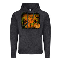 Vintage Black halloween backround Vintage Hoodie - RanaPortraitStore