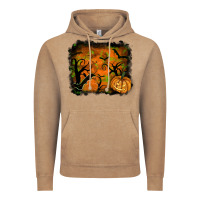 Vintage Coffee halloween backround Vintage Hoodie - RanaPortraitStore