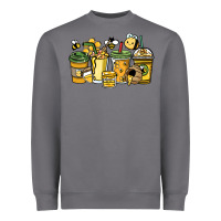 Storm Honey bee coffee cups Heavyweight Sweatshirt - HowdyJamesFarm