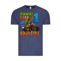 Vintage Denim rawr i am one this is how i roll Vintage Tee - Artiststas