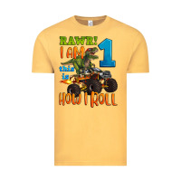 Vintage Mustard rawr i am one this is how i roll Vintage Tee - Artiststas