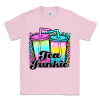 Bubblegum Pink tea junkie Classic Tee - JahusDesignShop