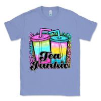 Colony Blue tea junkie Classic Tee - JahusDesignShop