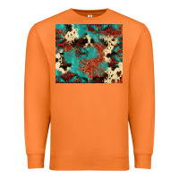 Carrot Serape Turquoise Glitter Cowhide  Tooled Leather  Tumbler Premium Sweatshirt - FaDigitalArtStudio