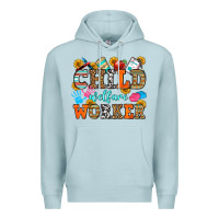 Blue Mist child welfare worker Premium Hoodie - OliviaCreatesArt