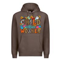 Coffee child welfare worker Premium Hoodie - OliviaCreatesArt