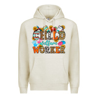 Oatmeal Heather child welfare worker Premium Hoodie - OliviaCreatesArt