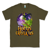 Army Green Hocus Croakus Frog Classic Tee - LillyAllenDesigns