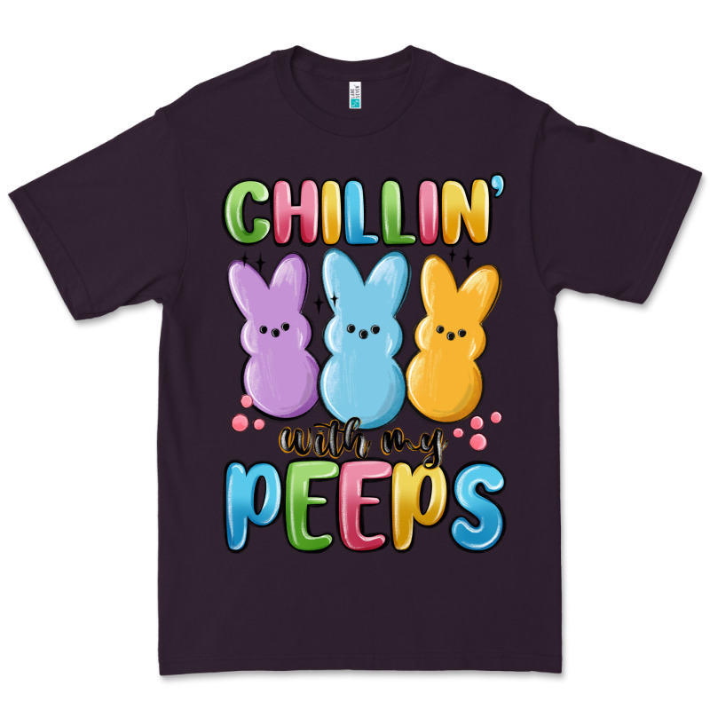 Chillin' With My Peeps Premium Tee by MaliasSmallBusiness | Teevron
