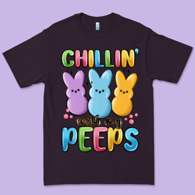 Chillin' With My Peeps Premium Tee Designed By Maliassmallbusiness