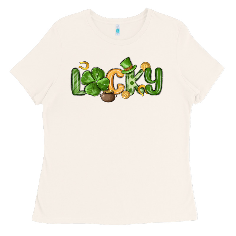 Lucky St Patrick S Day Ladies Tee by MaliasSmallBusiness | Teevron