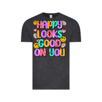 Vintage Black happy looks good on you Vintage Tee - Artiststas