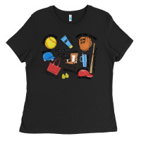 Black softball mom Ladies Tee - MaliasSmallBusiness